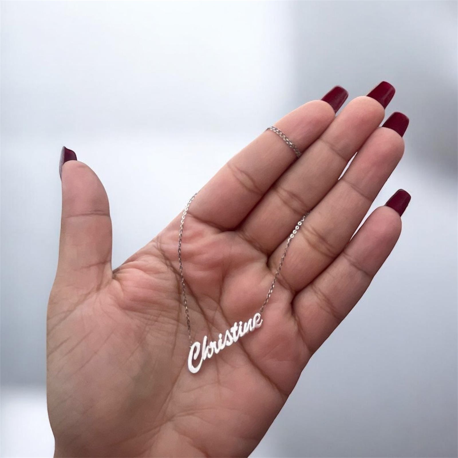 Italian Name Necklace